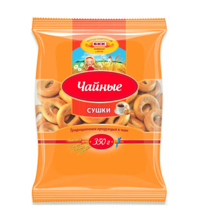 Сушки Чайные 1с фас 0,35кг БКК