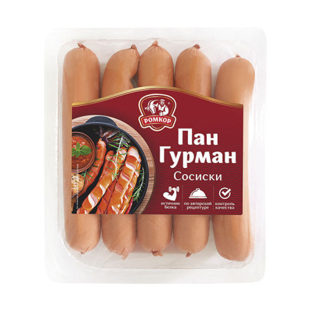 Сосиски Пан Гурман Ромкор 300 г