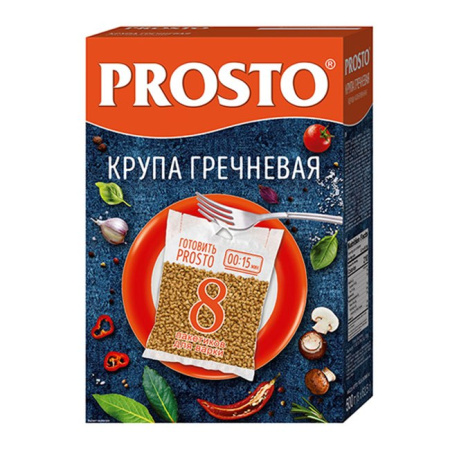 Крупа гречневая Просто вар. пакеты 500 г