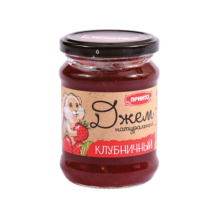 Джем клубничный Принто ст/б 300 г*9