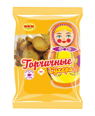 Сухари Горчичные в/с фас 250г БКК