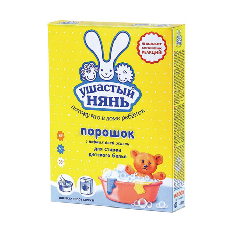 Стиральный порошок Ушастый нянь 400 г
