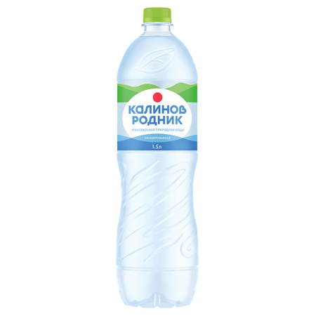 Вода минеральная природная столовая питьевая негаз. Калинов родник ПЭТ 1,5 л*6