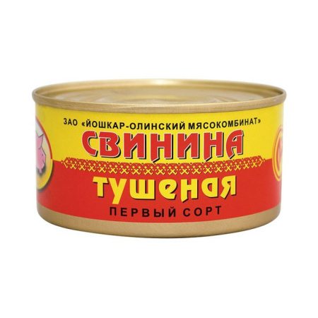 Свинина тушеная 1 сорт Йола 325 г