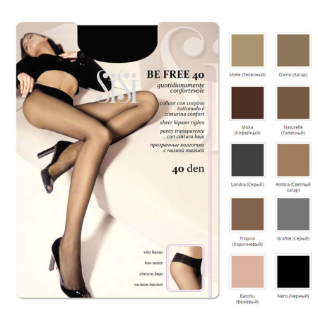Колготки SISI BE FREE 40 den naturelle 3 M