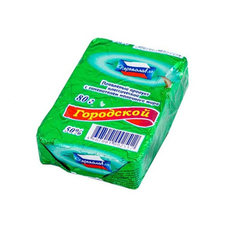 Продукт плавленый Городской сЗМЖ Рязань фольга 80 г