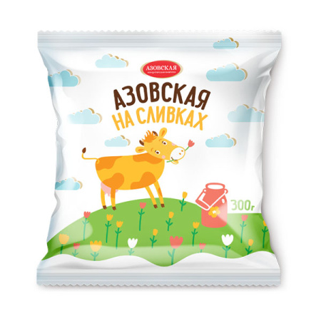 Конфеты молочные Азовская на сливках Азов 300 г*20