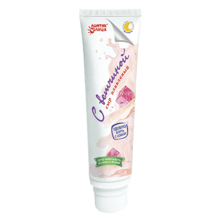 Сыр плавленый С ветчиной Ломтик Солнца Янтарь туба 170 г*10