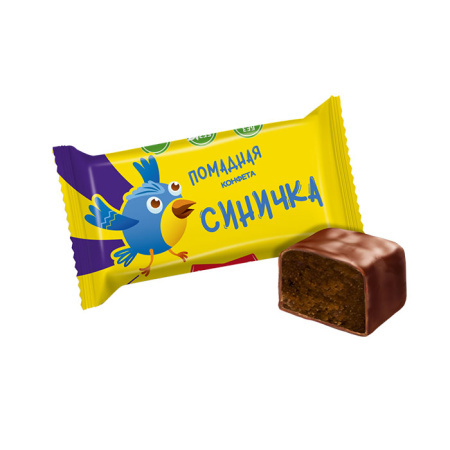 Конфеты Синичка помадные со сливочно-шоколадным вкусом Савинов 1 кг*4