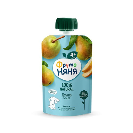 Пюре Фрутоняня груша 90 г