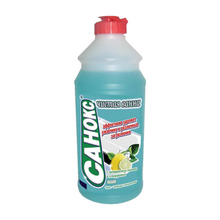 Чистящее средство Санокс Чистая ванна лимон и глицерин 500 мл