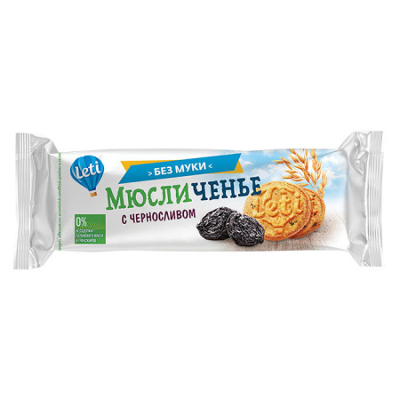 Печенье Мюсличенье с черносливом Гороховецкая МК 110 г*9