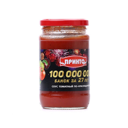 Соус По-краснодарски Принто ст/б 350 г*9