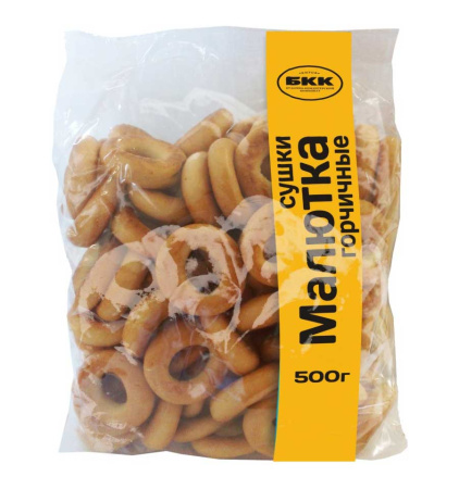 Сушки Малютка Горчичные  фас 0,5 БКК