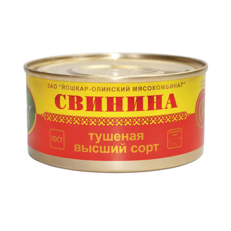 Свинина тушеная в/с Йола 325 г