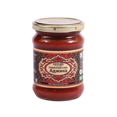 Соус томатный высшей категории Метелев Аджика Принто ст/б 260 г*9