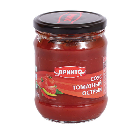 Соус томатный Острый Принто ст/б 460 г*9