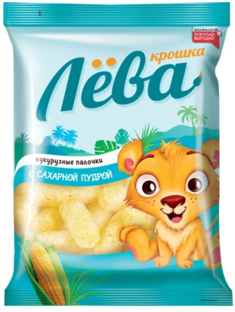 Кукурузные палочки Крошка Лева КДВ 150 г