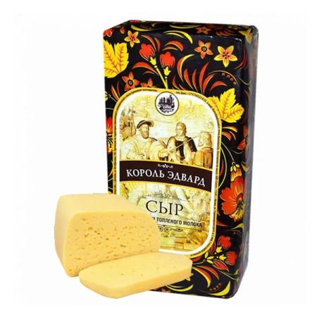 Сыр Король Эдвард 45% с топленым молоком Дятлово 5 кг брус