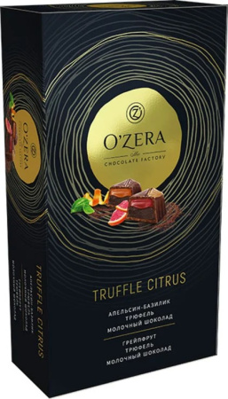 Набор шоколадных конфет OZera Truffle Citrus КДВ 220 г