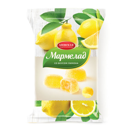 Мармелад желейный со вкусом Лимон Азов 300 г*12