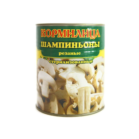 Шампиньоны резаные Кормилица 400 г