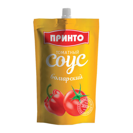 Соус томатный Болгарский с кусочками овощей Принто ДП 200 г*25
