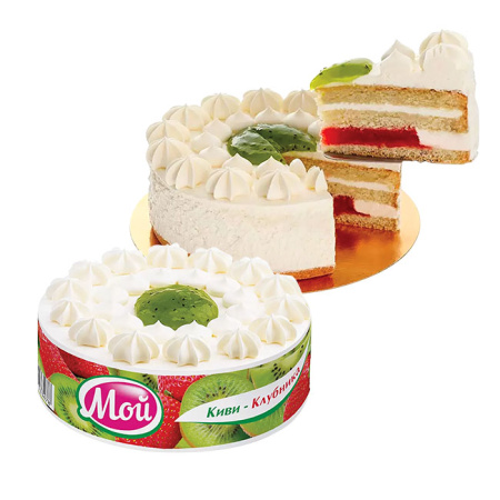 Торт Мой Киви-клубника ХлебПром 650 г