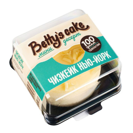 Чизкейк Нью-Йорк сырный Betty's cake заморозка 100г*9