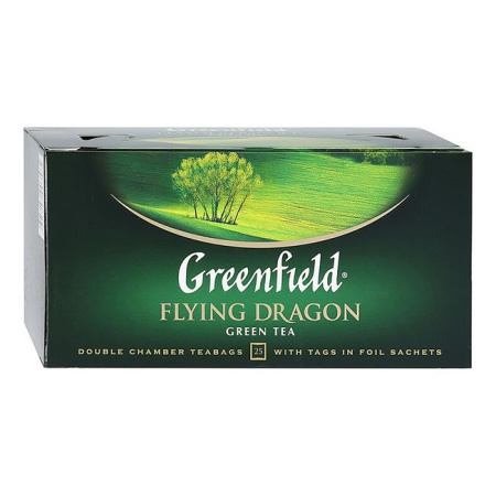 Чай Гринфилд Greenfield Flying Dragon зеленый 25 пак.