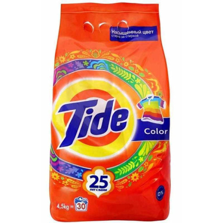 Стиральный порошок Тайд автомат Колор 4,5 кг