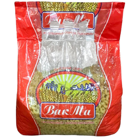 Макаронные изделия ВакМа рожки рифленые №2 2,5 кг