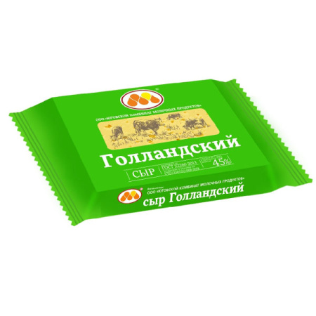 Сыр Голландский 45% ГОСТ БЗМЖ Пермь ЮКМП 150 г