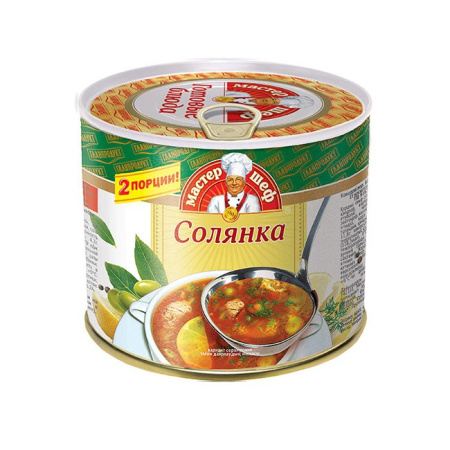 Солянка сборная с мясом Мастер шеф Главпродукт 525 г