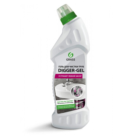 Средство щелочное для прочистки труб гель Digger gel 1000 мл