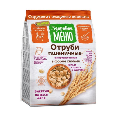 Отруби пшеничные Здоровое меню СПП 200 г