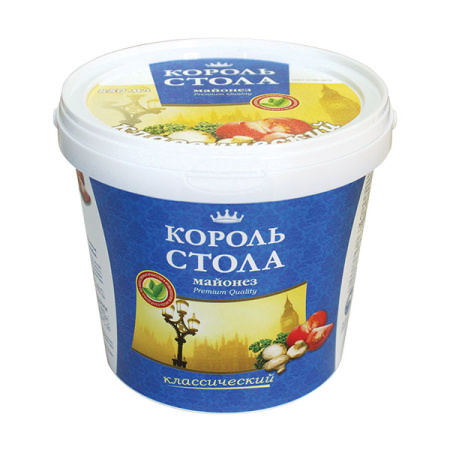 Майонез Король стола Классический 67% Здрава ведро 800 г