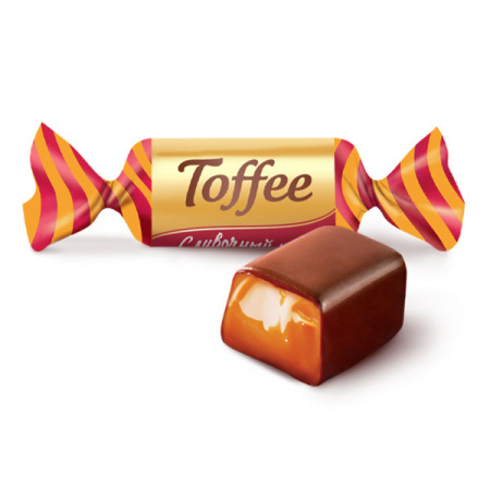 Конфеты ирис глазированный сливочный Toffee Тоффи Азов *4 кг