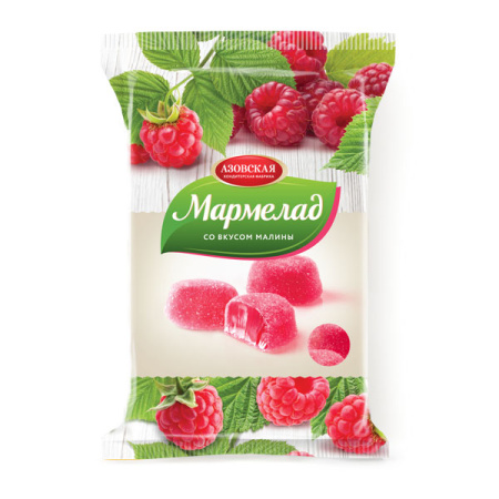 Мармелад желейный со вкусом Малина Азов 300 г*12
