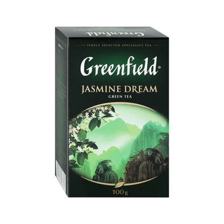 Чай Гринфилд Greenfield Jasmine Dream зеленый с ароматом жасмина 100 г