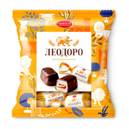 Конфеты желейные глазированные Леодоро Азов 250 г*18