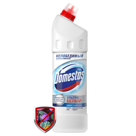 Чистящее средство для унитазов Доместос Ультра белый 1 л