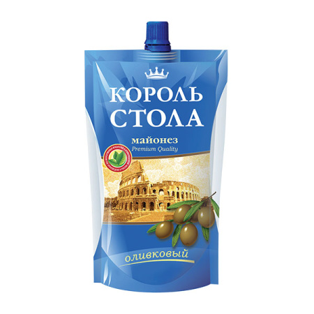 Майонез Король стола Оливковый 67% Здрава ДП 230 г