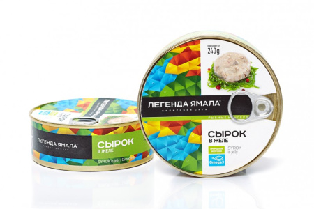 Сырок в желе натуральный Легенда Ямала 240 г